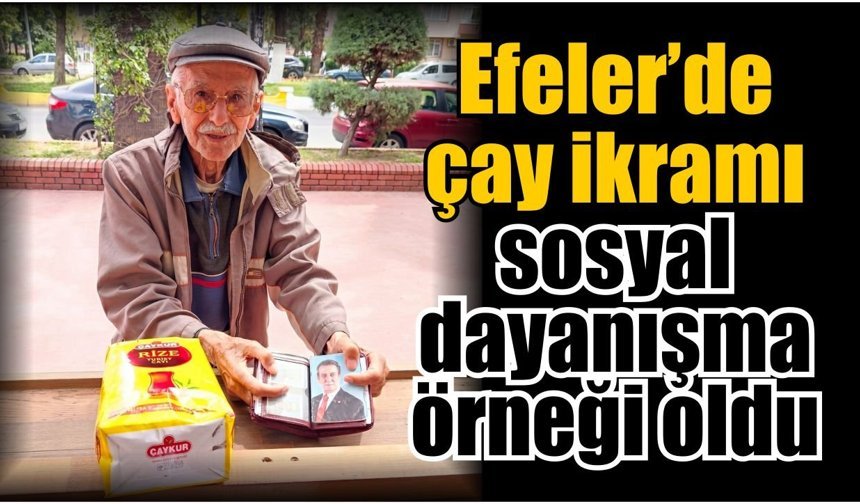 Ücretsiz çay uygulaması Aydın’da gönüllü desteğe dönüştü