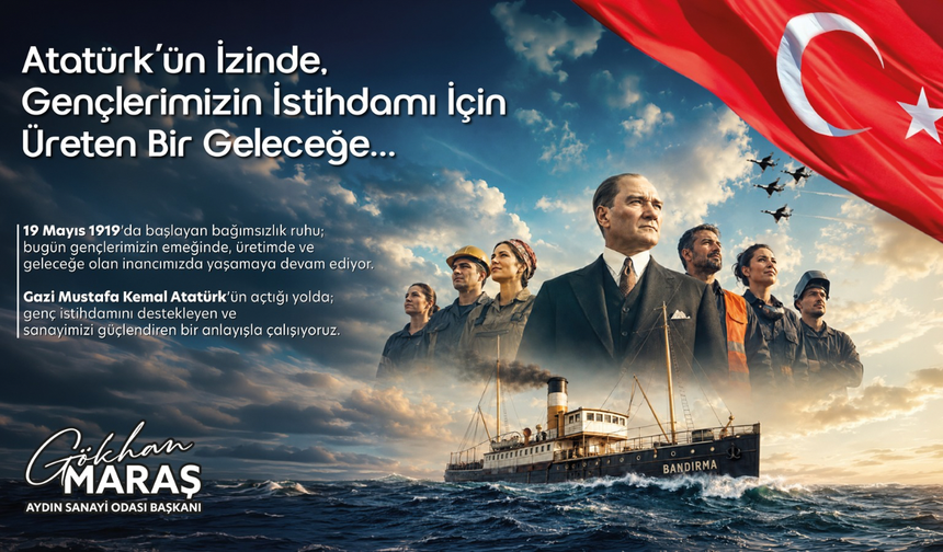 GÖKHAN MARAŞ’TAN 19 MAYIS KUTLAMA MESAJI