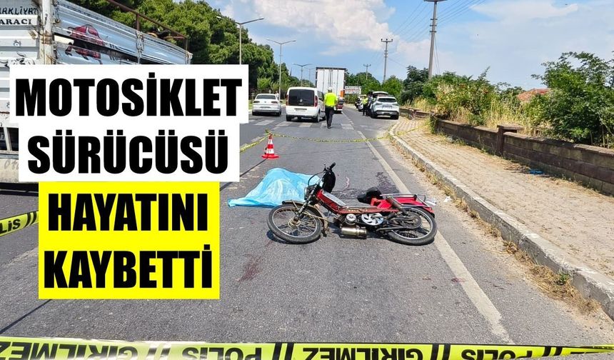 Atça'da feci kaza: Motosiklet sürücüsü hayatını kaybetti
