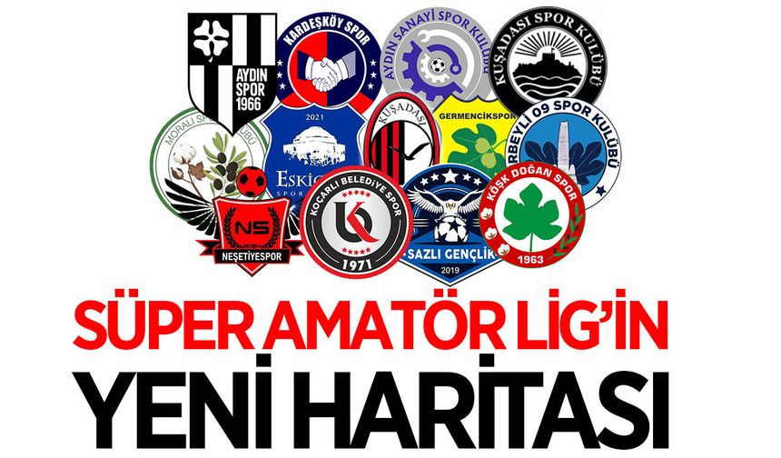 Aydın’da futbolseverleri heyecanlandıran tablo: İşte Aydın SAL'ın yeni haritası