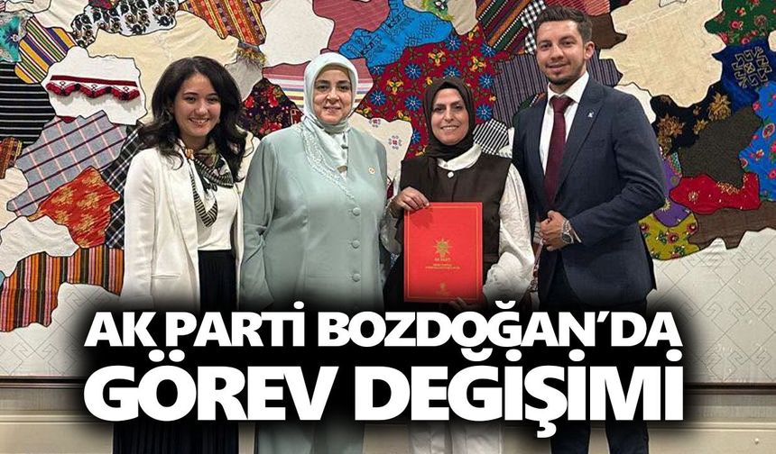AK Parti Bozdoğan’da görev değişimi