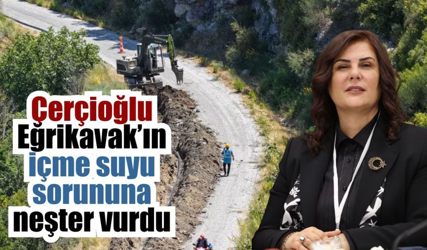 ASKİ’den Eğrikavak’ta su sorununa kalıcı çözüm