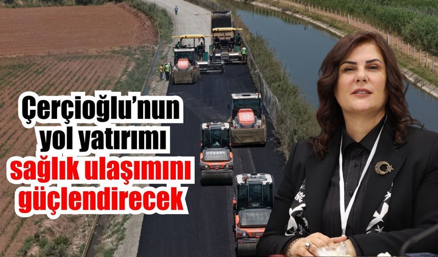 Aydın Şehir Hastanesi yolunda asfalt mesaisi sürüyor