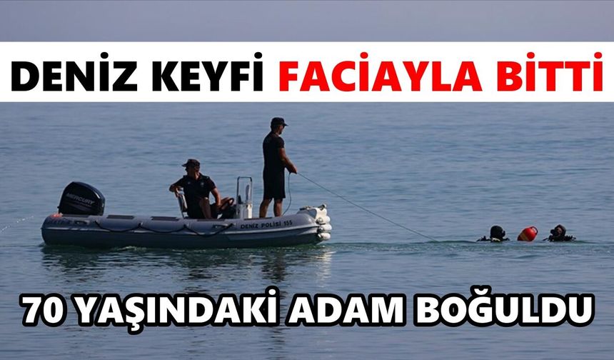 Aydın'da deniz keyfi faciayla bitti