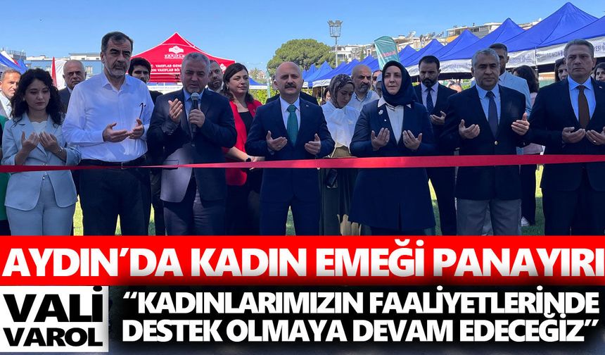 Aydın’da kadın emeği panayırı