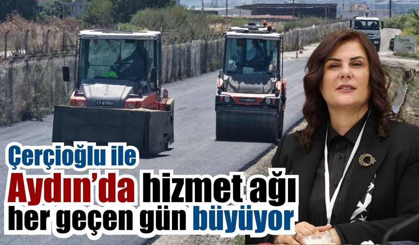 Aydın’da yol mesaisi hız kesmedi: “Çalışmalar 17 ilçeye yayıldı”