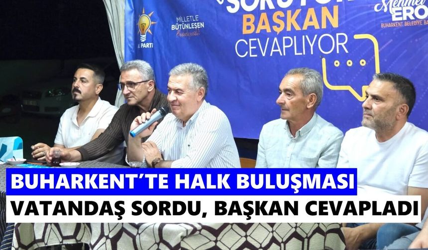 Başkan Erol vatandaşın ayağına gitti: Talepler yerinde dinlendi
