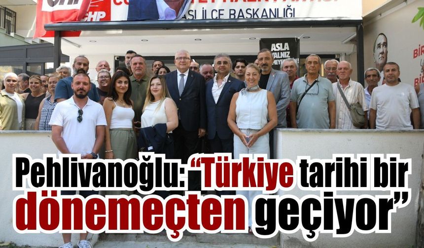 CHP’ye destek için Kuşadası’na geldiler