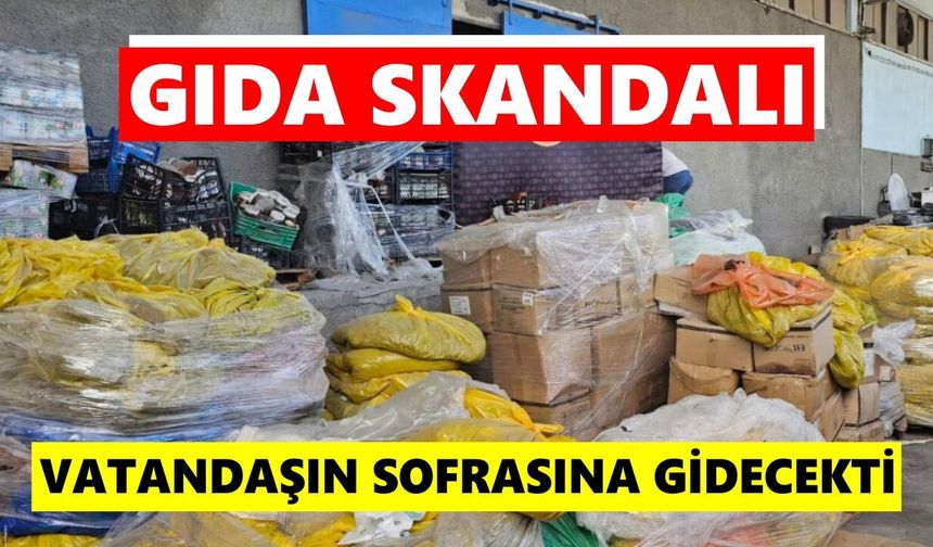 Depodan skandal çıktı: Tonlarca bozuk çikolata ve konserve bulundu