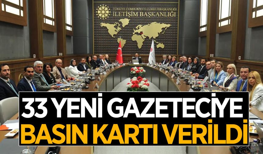 Basın camiasını ilgilendiren haber! Basın kartı alan gazeteciler açıklandı