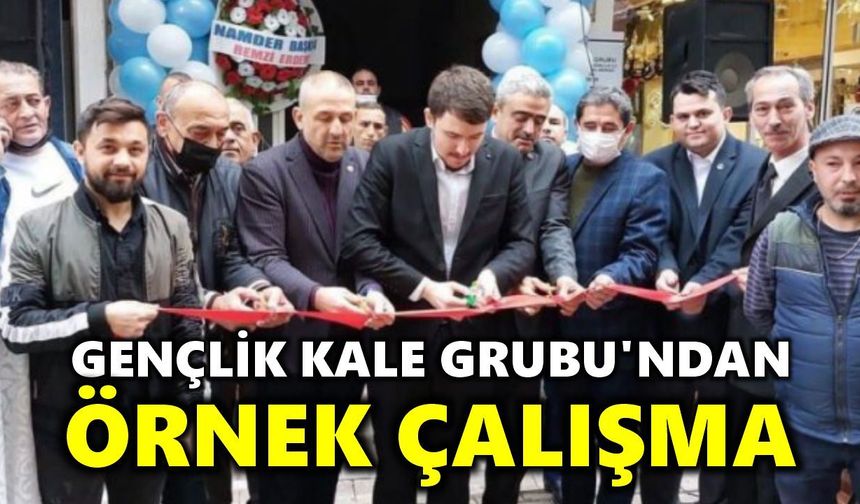 Gençlik Kale Grubu'ndan örnek çalışma