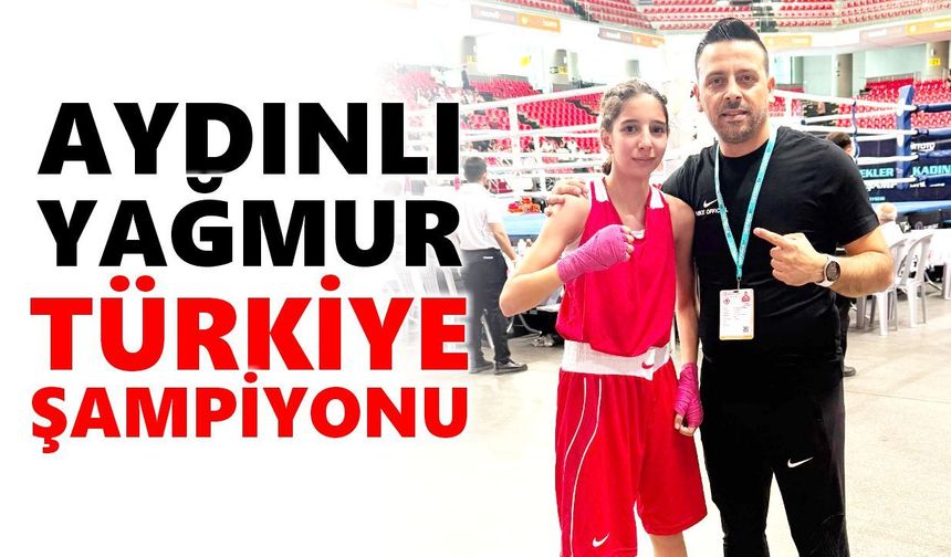 Kadın boksunda Aydın'a büyük gurur