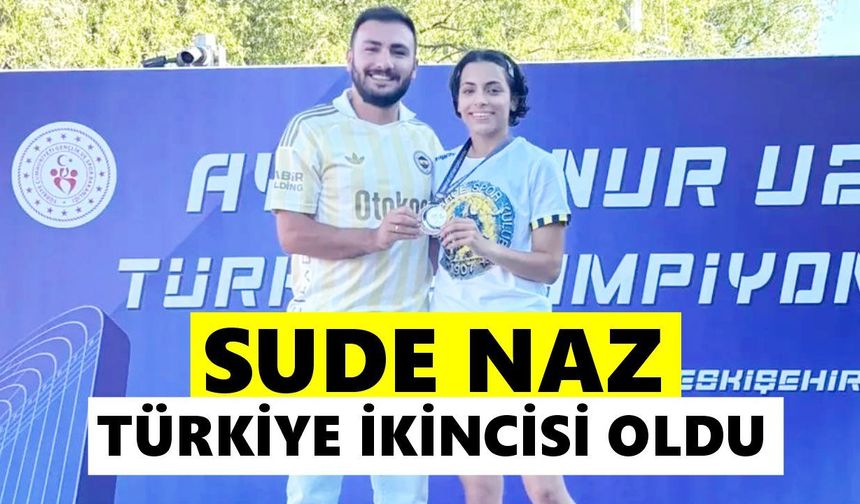 Kuyucak'a büyük gurur: Sude Naz Türkiye ikincisi oldu