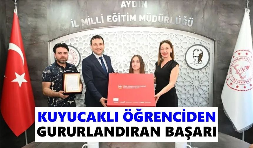 Kuyucaklı öğrenciden dikkat çeken başarı