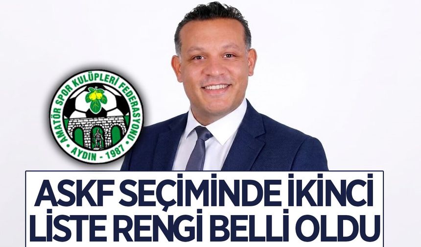 Aydın ASKF seçiminde Makasçıoğlu'nun liste rengi belli oldu
