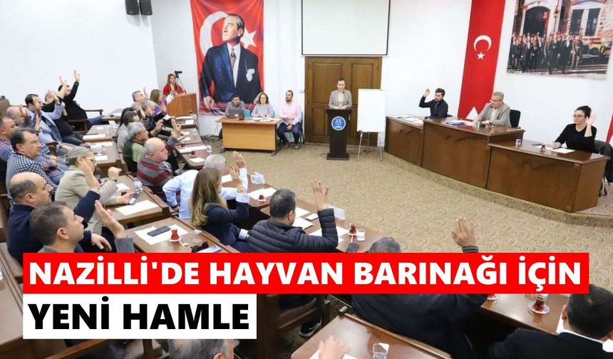 Nazilli'de hayvan barınağı için yeni hamle