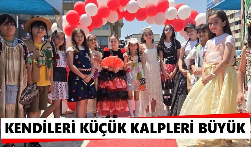 Nazilli’de miniklerden  çevre dersi