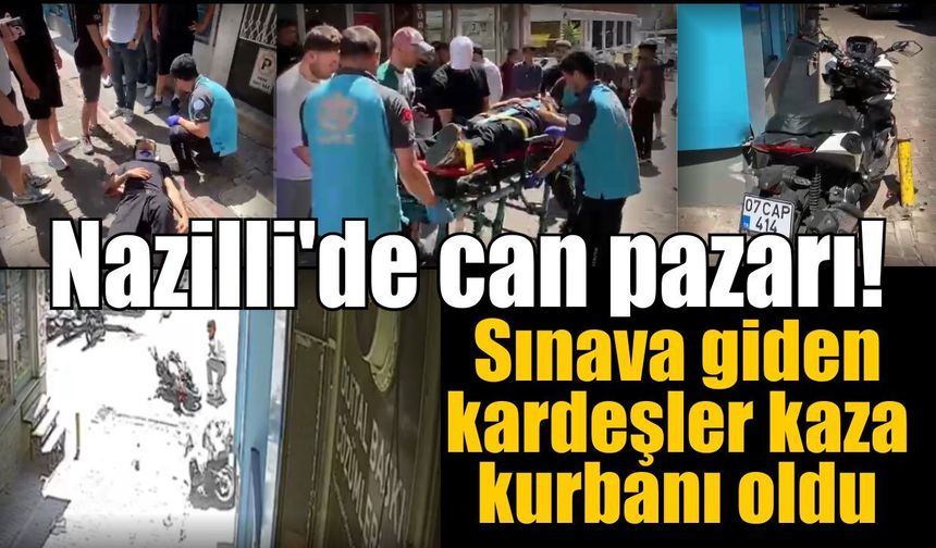 Nazilli'de talihsiz olay