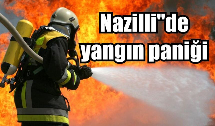 Nazilli’de geri dönüşüm fabrikasından dumanlar yükseldi