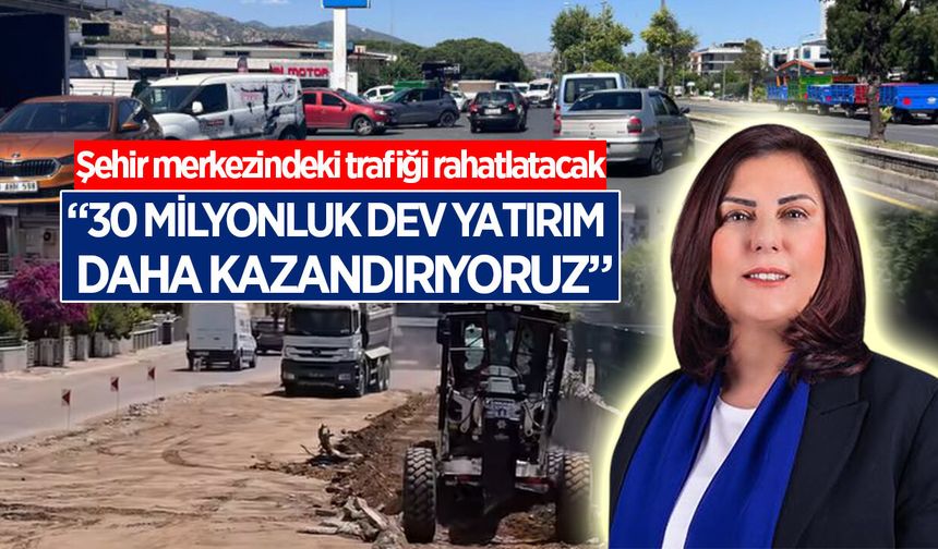 Çerçioğlu, şehir merkezinde trafiği rahatlatacak projeyi duyurdu