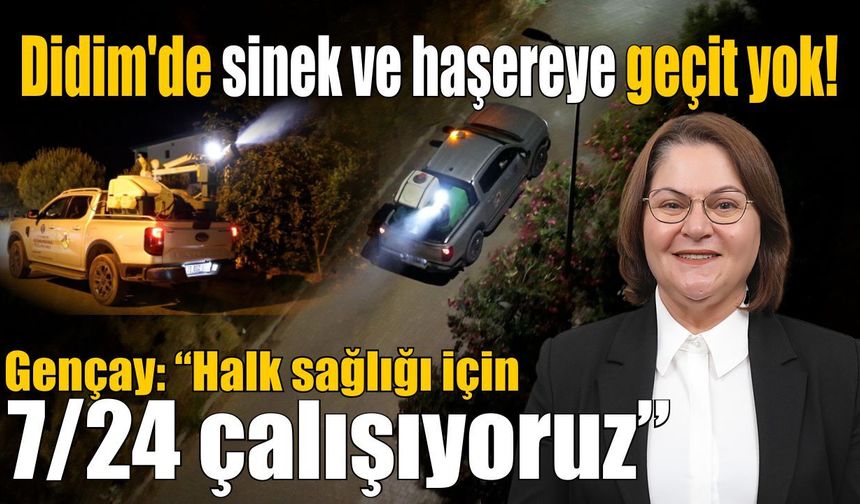 Turizm kenti Didim'de sağlık için yoğun mesai