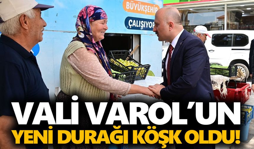 Vali Varol’un yeni durağı Köşk oldu! Esnaf ve vatandaşlarla bir araya geldi