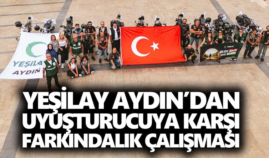Yeşilay Aydın’dan uyuşturucuya karşı farkındalık çalışması