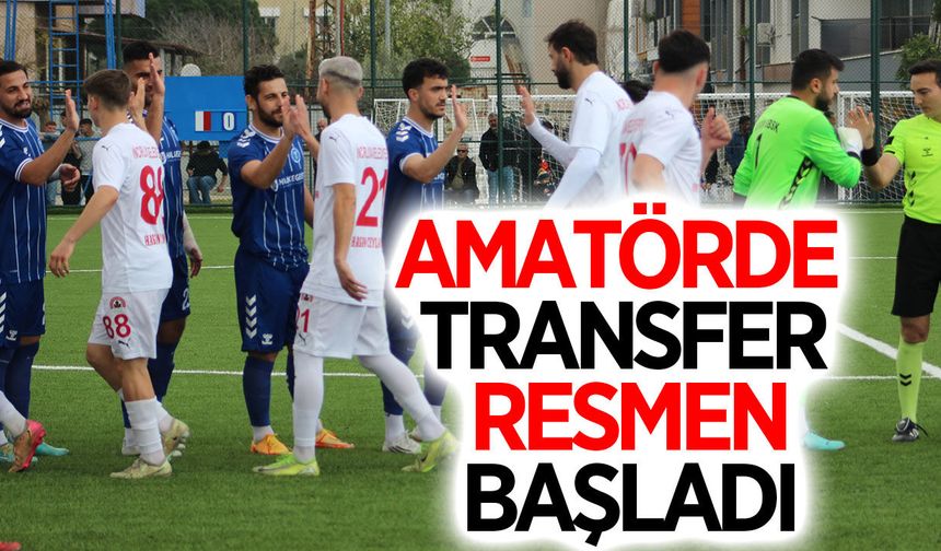 Amatör liglerde transfer dönemi resmen başladı