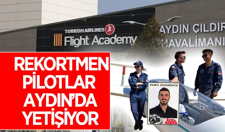 Göklerin kazanç şampiyonları Aydın Çıldır Havalimanı’nda