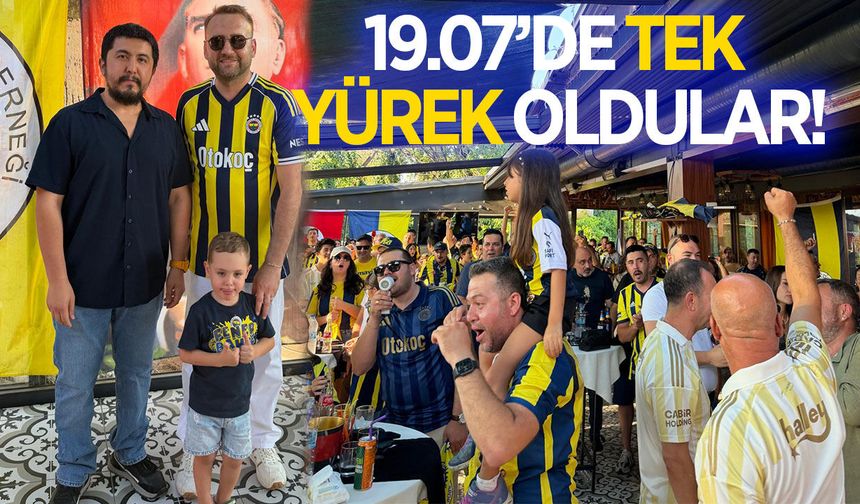 Aydınlı Fenerbahçeliler 19.07'de tek yürek oldu