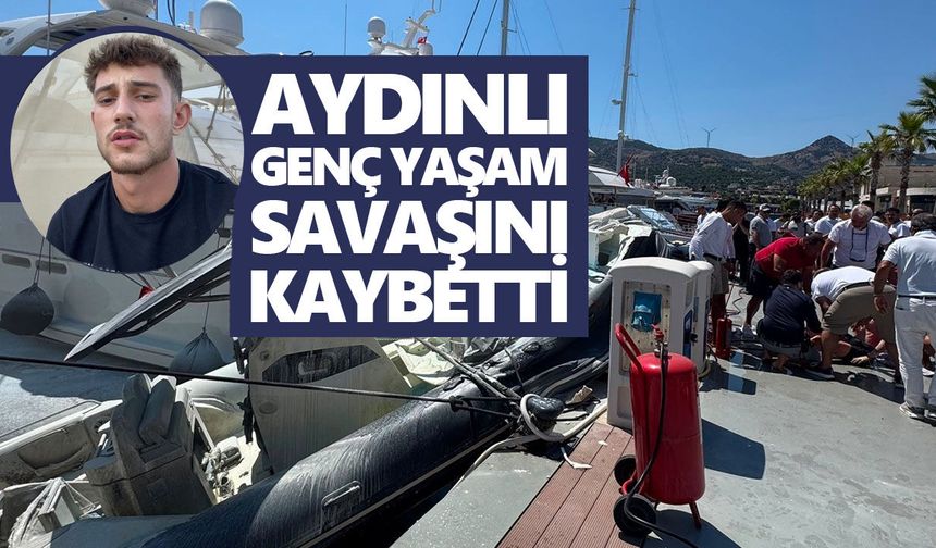 Bodrum’daki patlamadan acı haber! Aydınlı genç yaşam savaşını kaybetti