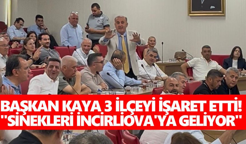 Başkan Kaya 3 ilçeyi işaret etti! "Sinekleri İncirliova'ya geliyor"