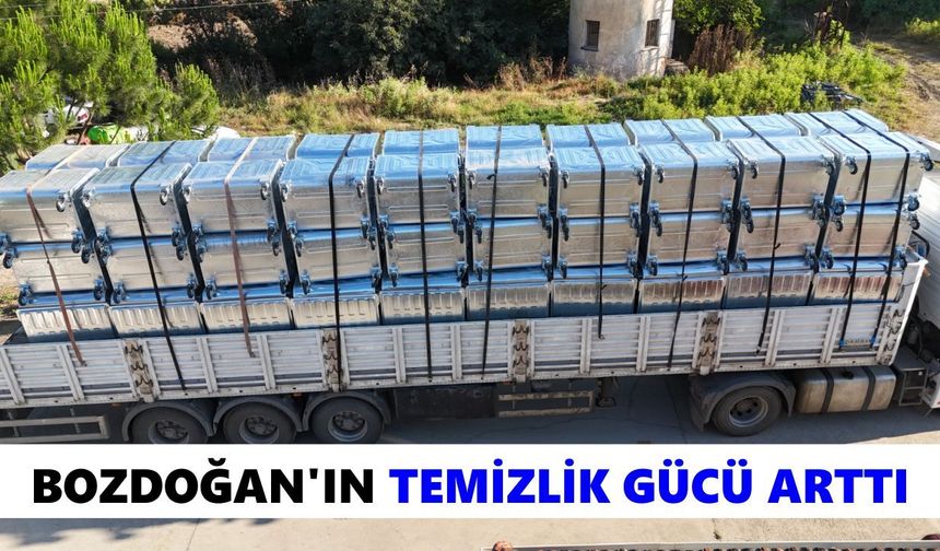 Bozdoğan'ın temizlik gücü arttı
