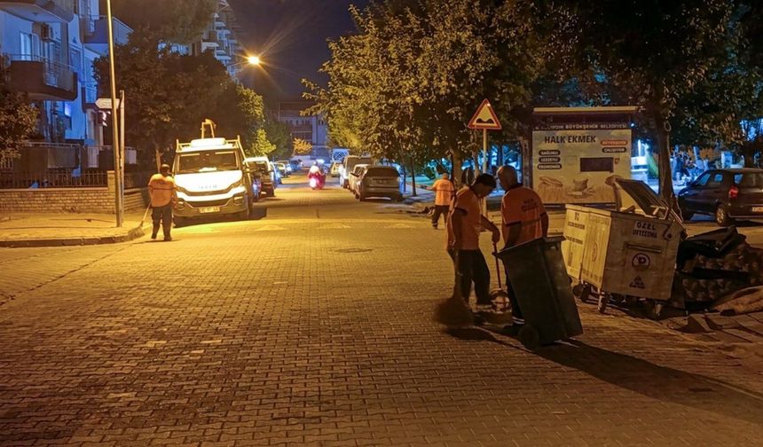 Efeler'de gece mesaisi!