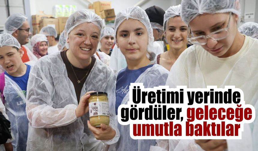 Efeler’de üretimin kapıları özel öğrencilere açıldı