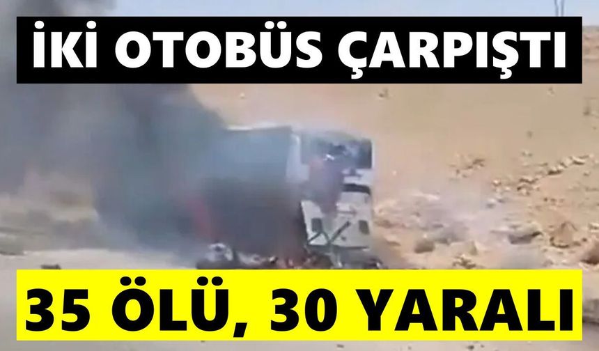 Şam’da Facia! İki otobüs çarpıştı: 35 ölü, 30 yaralı