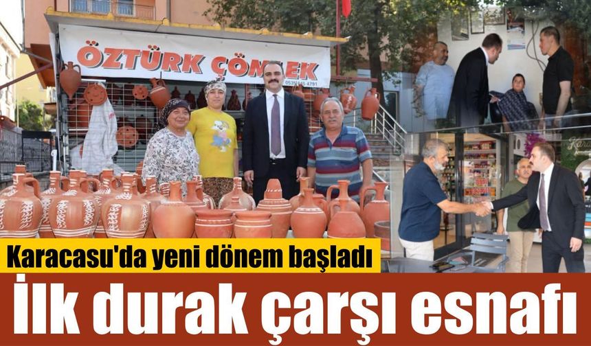 Karacasu’da göreve başlar başlamaz sahaya indi