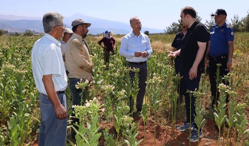 Karacasu'nun çiftçi dostu kaymakamı