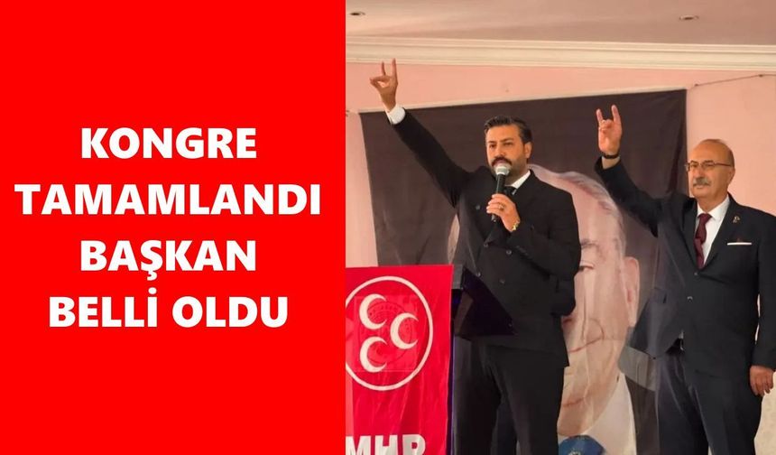 MHP Sultanhisar'da yeni dönem! İlçe Başkanlığına Kenan Günzüt seçildi