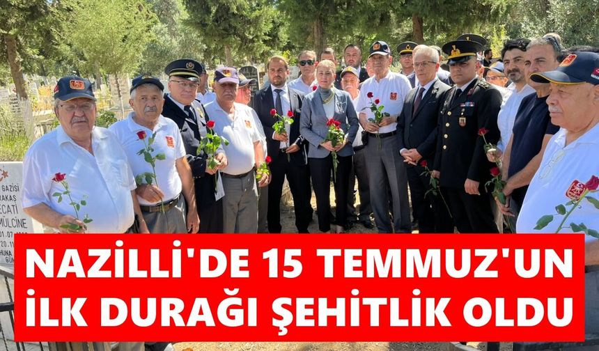 Nazilli'de 15 Temmuz mesajı: Şehitlere vefa, gazilere minnet