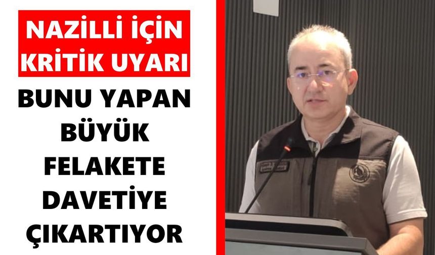Nazilli'de orman yangını uyarısı