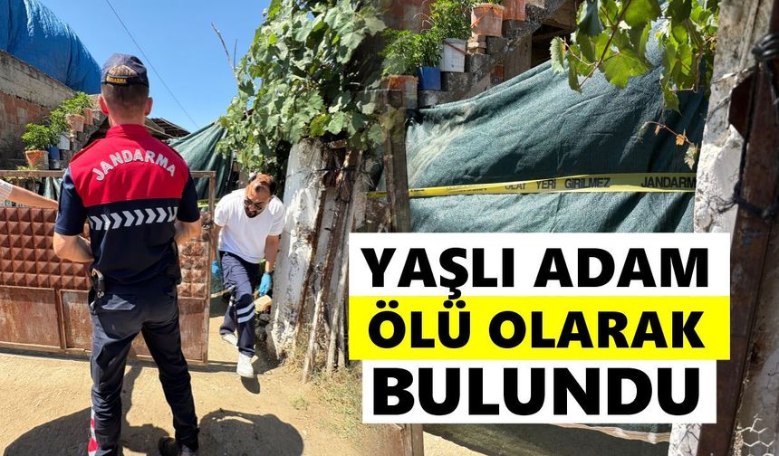 Nazilli'de yaşlı adam ölü olarak bulundu
