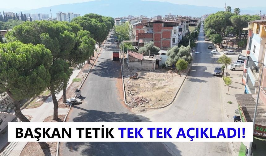 Nazilli'ye mahalle mahalle hizmet geliyor