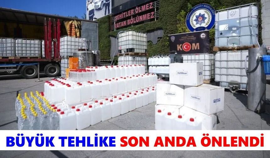 Piyasaya ulaşmadan durduruldu! Operasyonun boyutu sonradan anlaşıldı