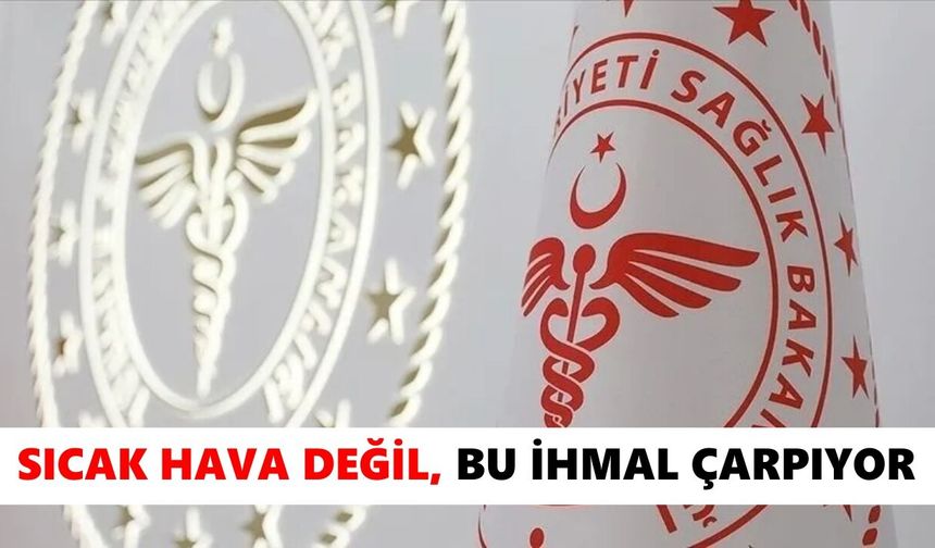 Sıcak hava değil, bu ihmal çarpıyor