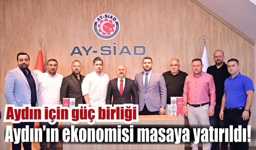 Vali Varol AYSİAD'ı ziyaret etti: Aydın'ın geleceği konuşuldu