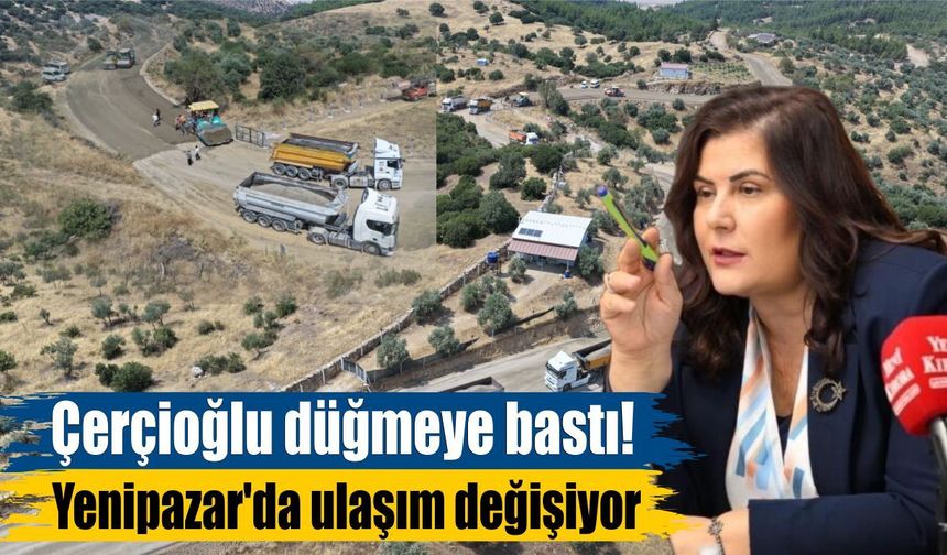 Yenipazar'da sürücüleri sevindirecek çalışma başladı