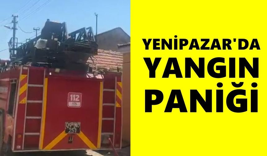 Yenipazar'da yangın paniği