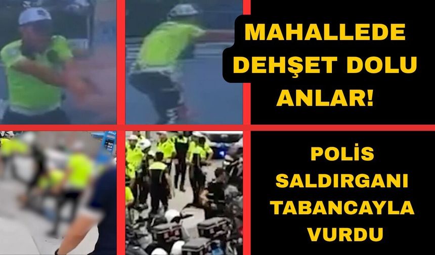 Polise saldırmaya çalışan şüpheli vuruldu