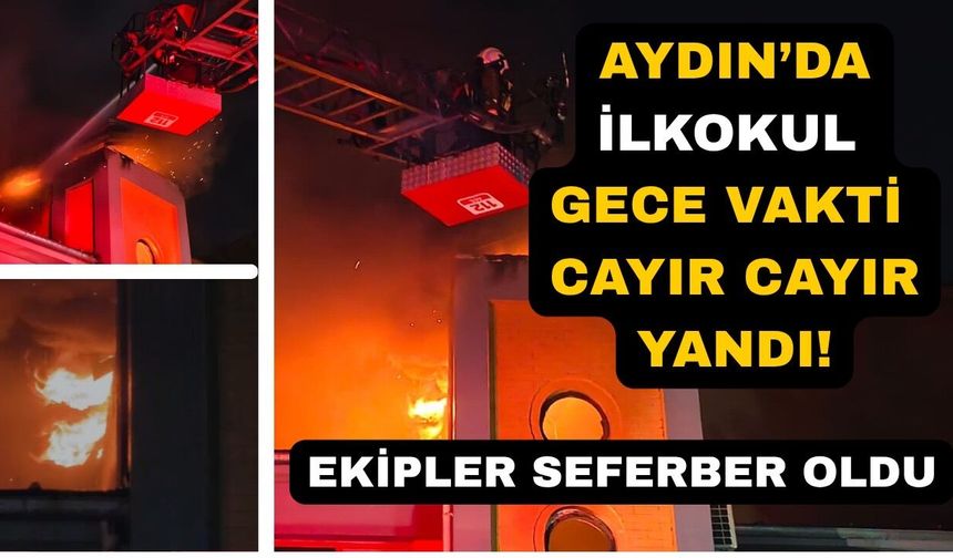 İlkokulda yangın paniği: Ekipler seferber oldu